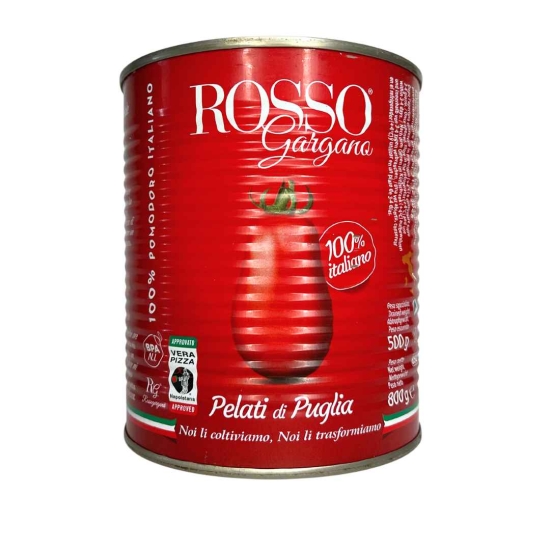 Pomidory Pelati z Apulii 800g - Pelati di Puglia Rosso AVPN